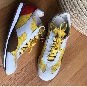 Diadora 1975 Italian Heritage Sneakers -Tennis Ball Yellow - Unworn with Tag